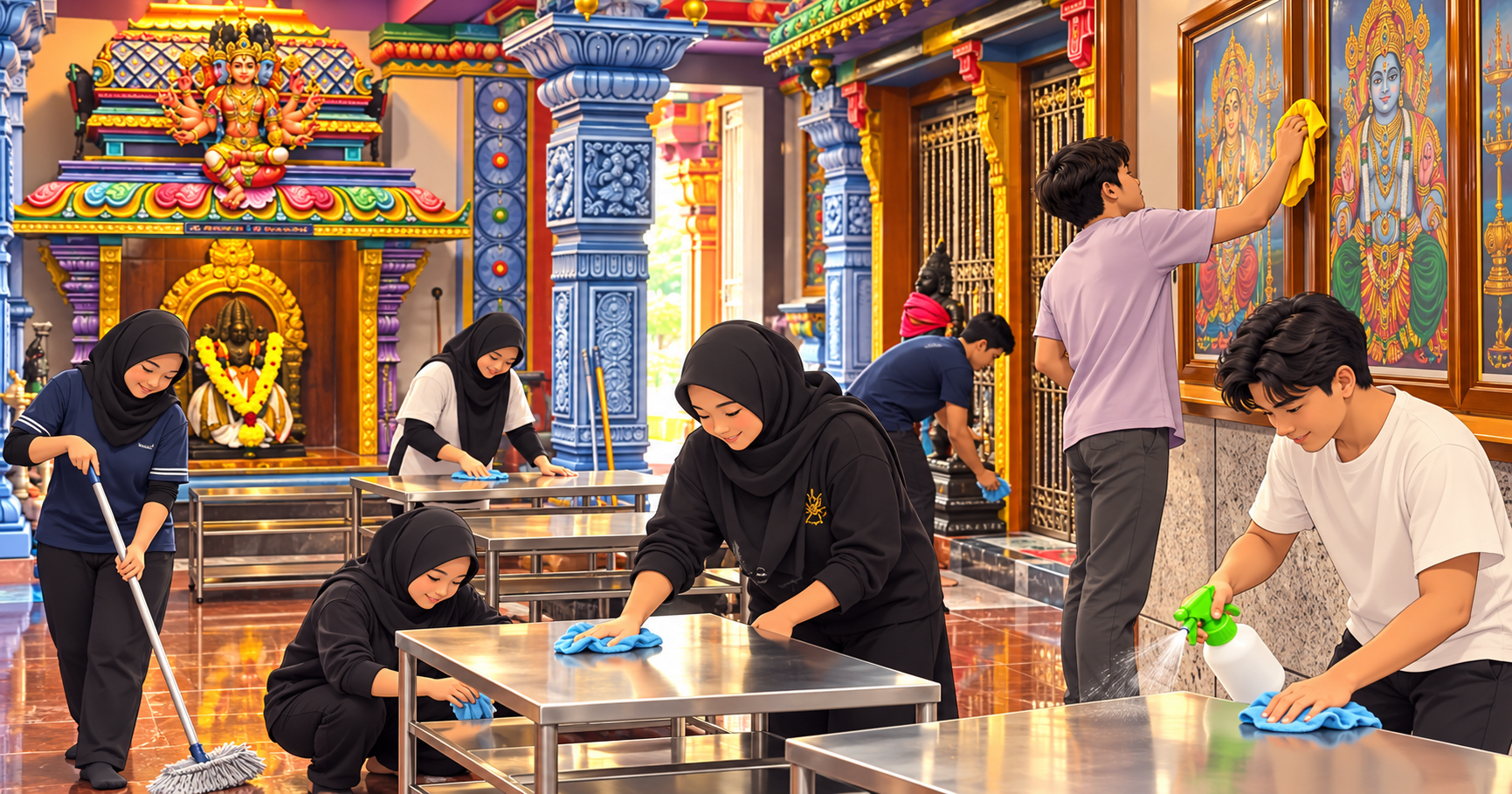 Umat Islam Dilarang Sertai Gotong-Royong Bersihkan Rumah Ibadat Agama Lain, JAKIM Jelaskan Batas Toleransi Dalam Islam