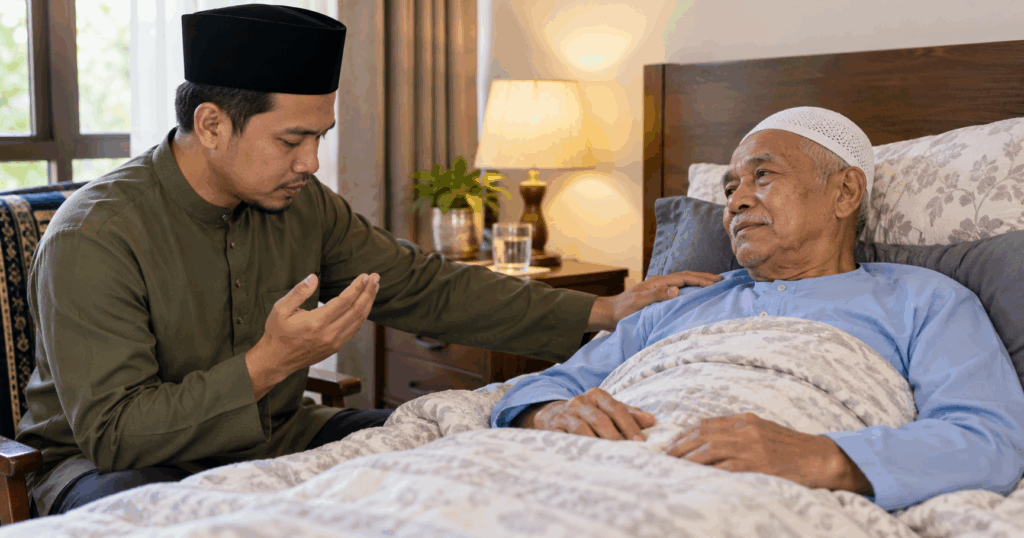 tangan ketika berdoa