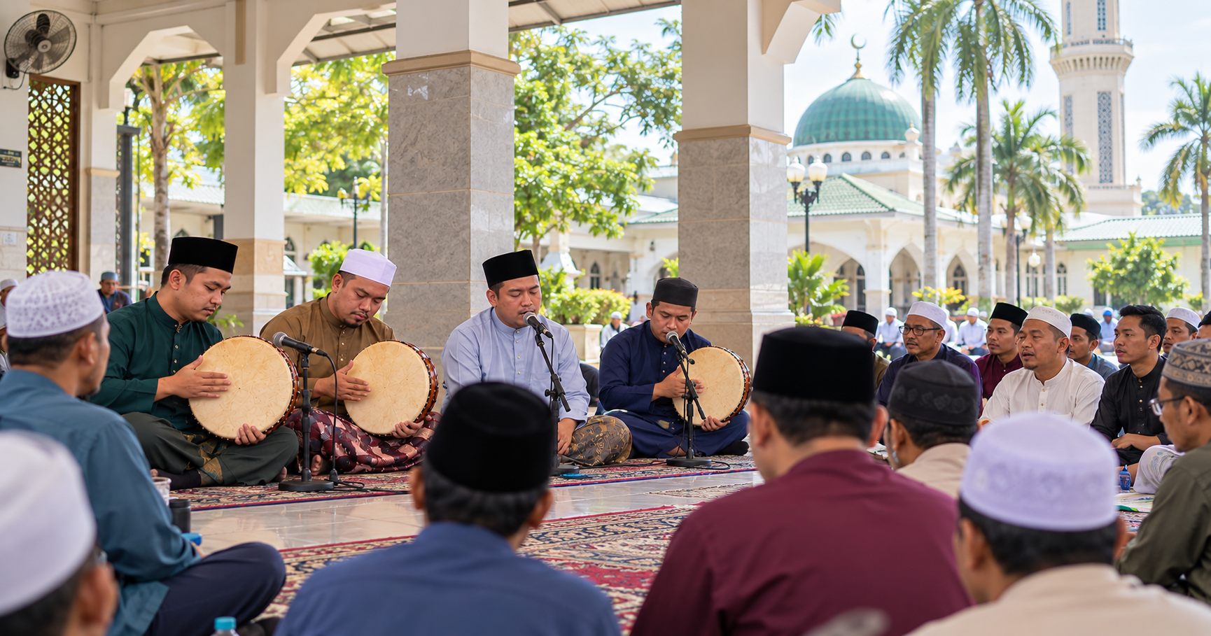Selawat & Zikir Diiringi Muzik Di Masjid, Boleh Ke? Ini Penjelasan Hukum Serta Batas Keharusan Di Luar Masjid