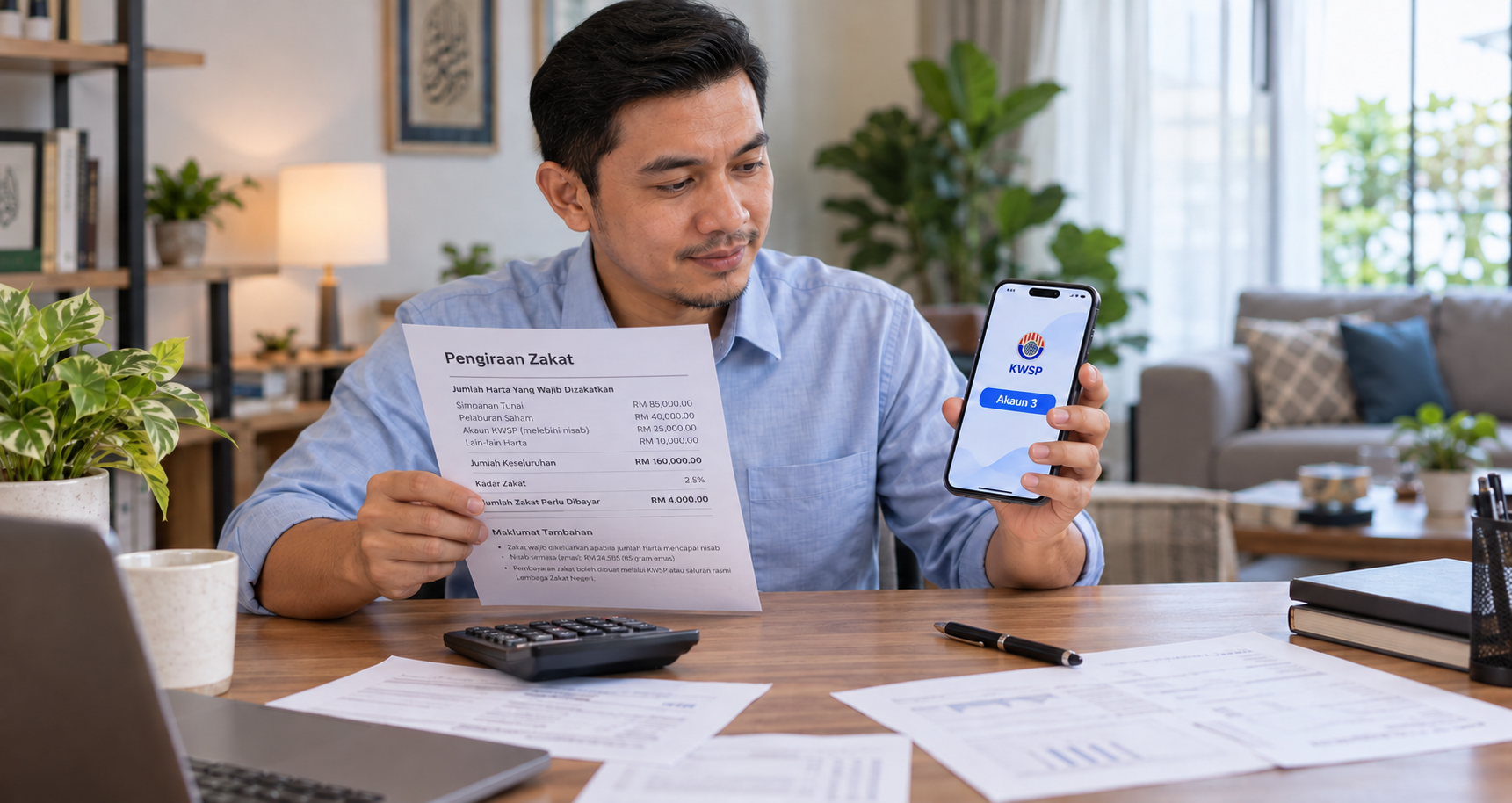 Akaun 3 KWSP Boleh Dikeluarkan Bila-Bila Masa, Wajib Bayar Zakat Ke? Ini Syarat Nisab & Cara Kiraannya 