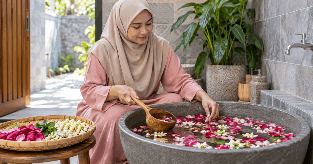 mandi bunga