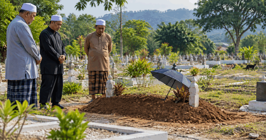 payung atas kubur