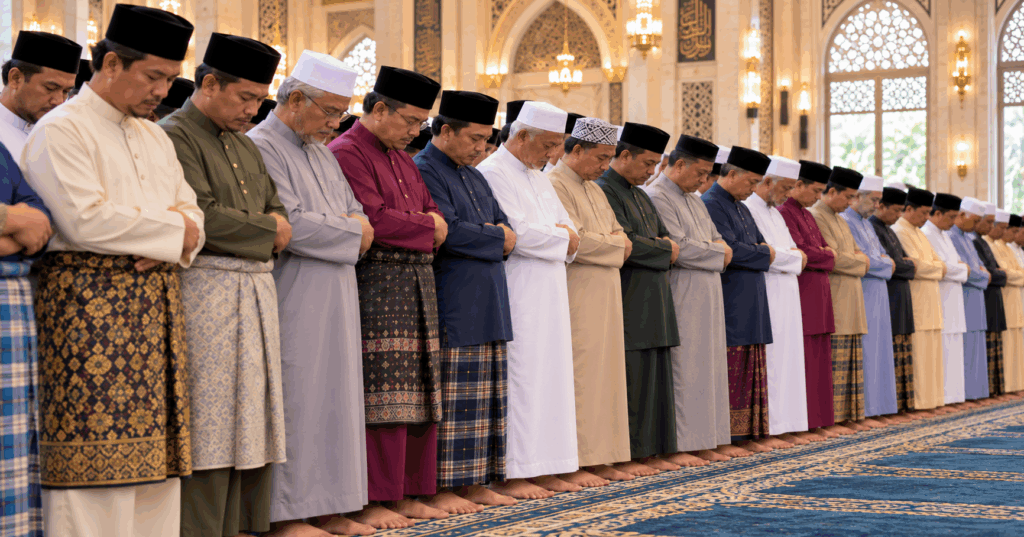 Perlu Ke Bahu & Kaki Sentiasa Bersentuhan Ketika Solat Berjemaah? Ini Penjelasan Hukum Ilzaq & Adab Merapatkan Saf