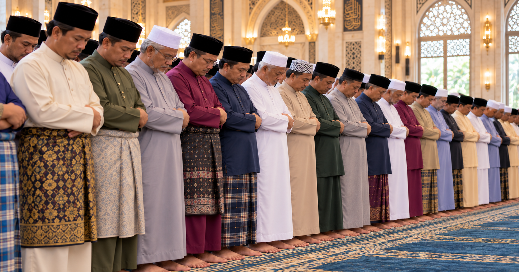 Perlu Ke Bahu & Kaki Sentiasa Bersentuhan Ketika Solat Berjemaah? Ini Penjelasan Hukum Ilzaq & Adab Merapatkan Saf