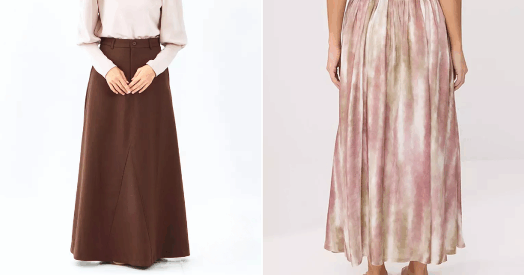 5 Pilihan ‘Skirt Maxi Labuh’ Untuk Muslimah, Dari Gaya Klasik Hingga Kasual Bersama Idea Padanan Yang Sopan