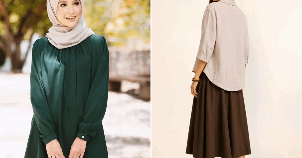 Mahu Bergaya Tapi Tetap Sopan? Ini 5 Pilihan Blaus Longgar Buat Muslimah Untuk Ke Pejabat Hingga Hujung Minggu