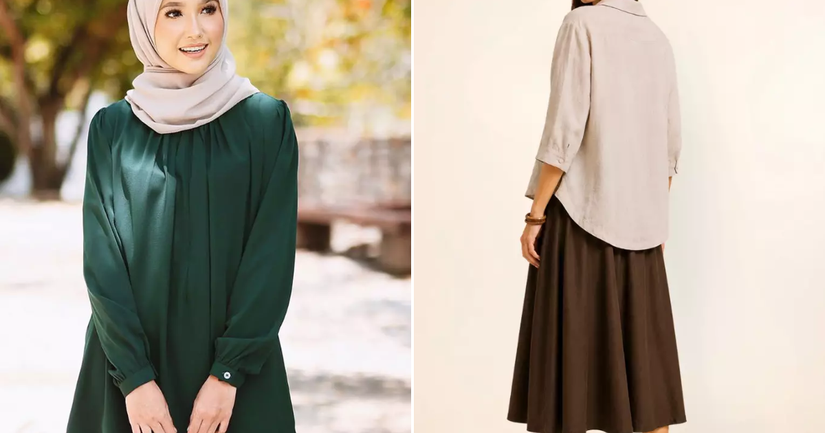 Mahu Bergaya Tapi Tetap Sopan? Ini 5 Pilihan Blaus Longgar Buat Muslimah Untuk Ke Pejabat Hingga Hujung Minggu