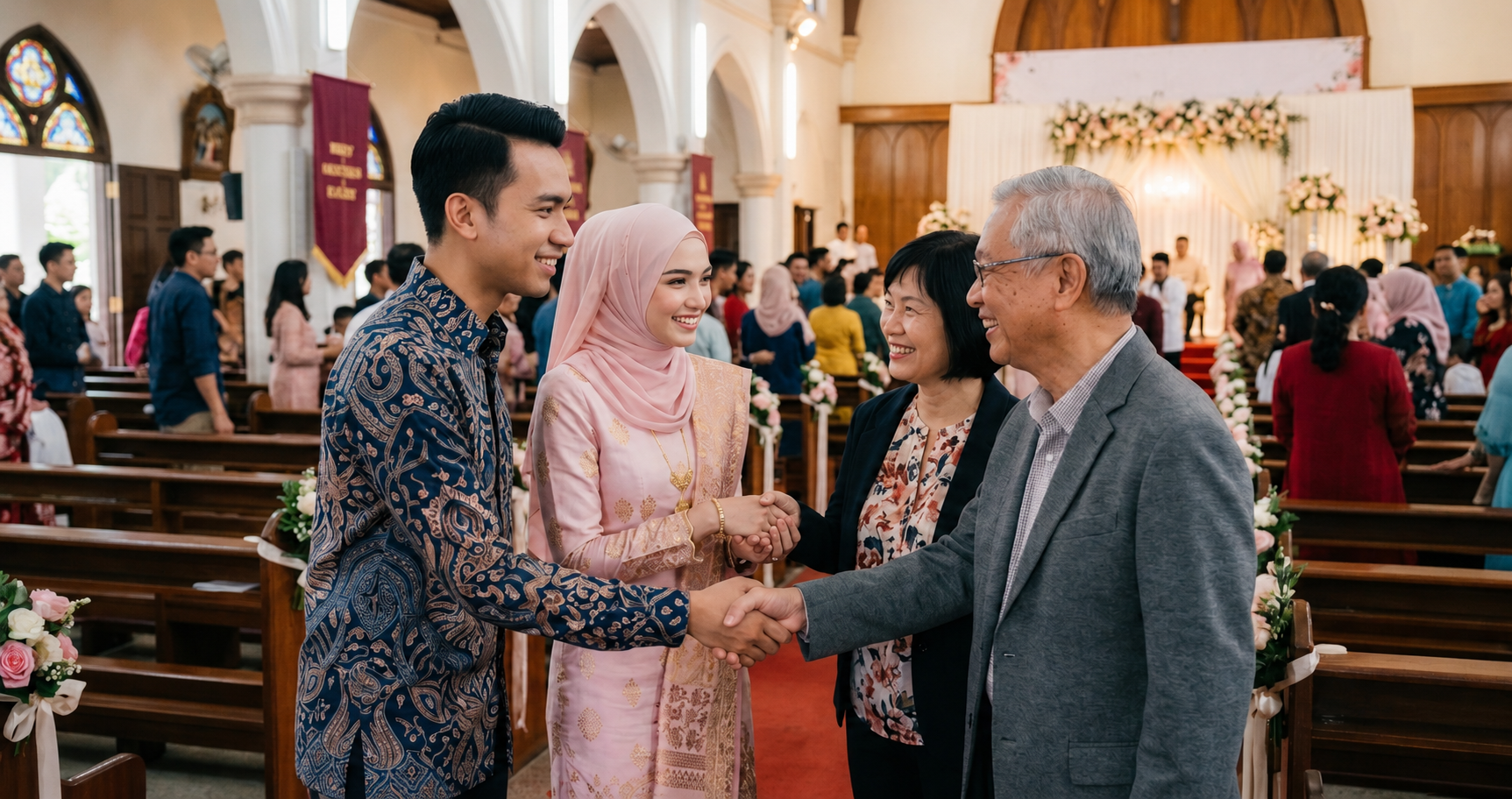 Boleh Ke Orang Islam Menghadiri Perkahwinan Di Rumah Ibadat Agama Lain? Mufti Jelaskan Hukum & Batas Syarak