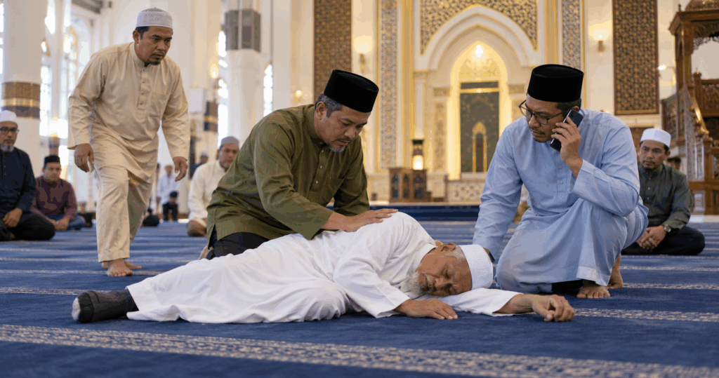Imam Tidak Sedarkan Diri Ketika Sujud, Boleh Ke Makmum Batalkan Solat Untuk Membantunya? UAI Jelaskan Hukumnya