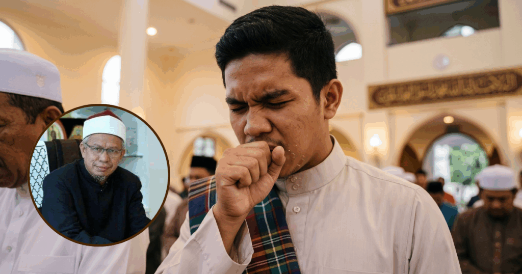 Tak Sengaja Terkencing Kerana Batuk Ketika Solat, Adakah Solat Masih Sah? Ini Hukum & Apa Yang Perlu Dilakukan