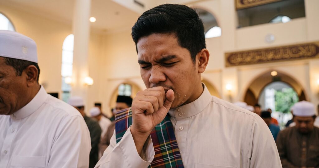 batuk terkencing