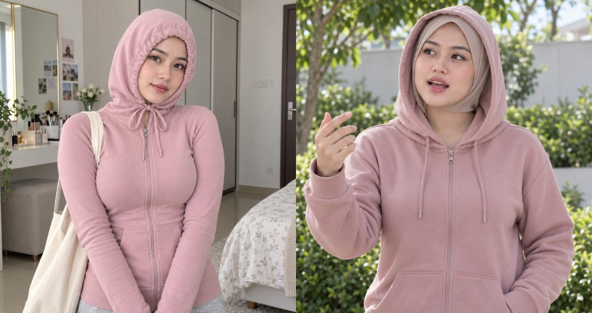 3 Gaya ‘Hoodie’ Yang Jadi Trend Tetapi Haram Dipakai Di Hadapan Bukan Mahram, Wanita Muslim Perlu Elakkan