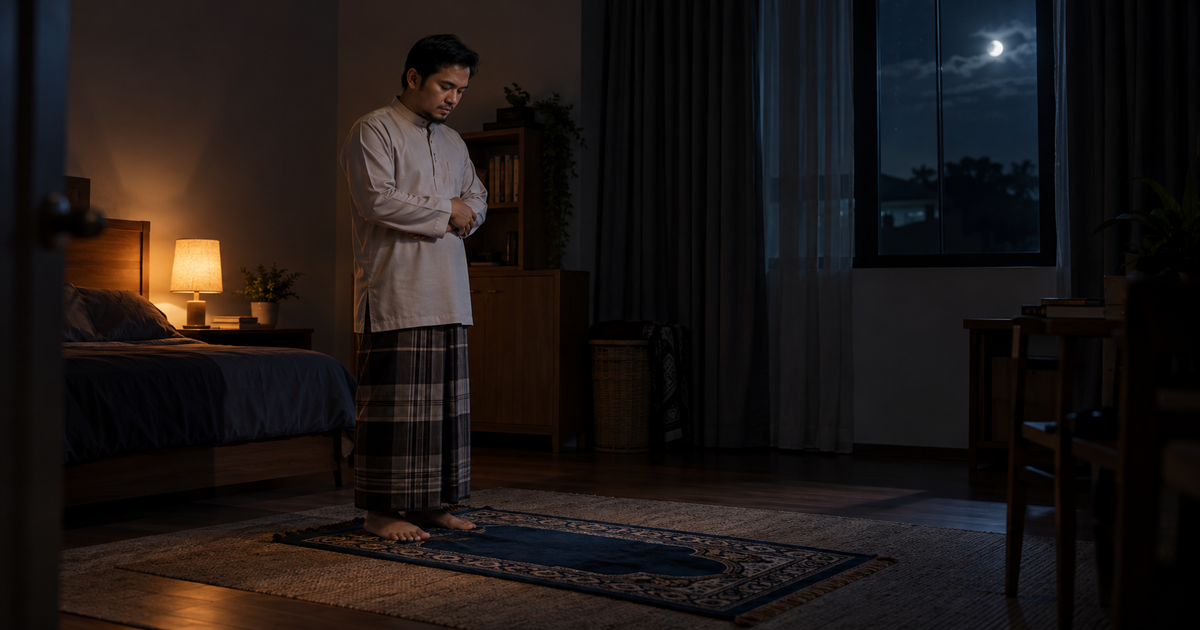 Nak Bangun Tahajud Tapi Risau Tak Cukup Tidur? Ini 5 Cara Susun Rutin Supaya Ibadah & Rehat Sama-Sama Terjaga