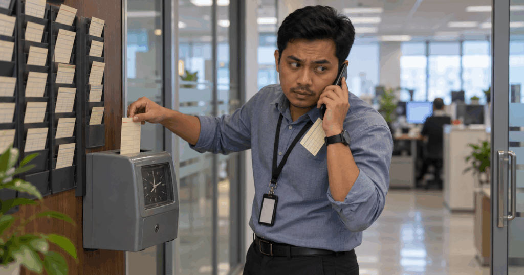 Tolong ‘Punch Card’ Kawan Yang Masih Di Rumah, Boleh Ke? Ini Hukumnya Jika Ada Atau Tiada Kebenaran Majikan