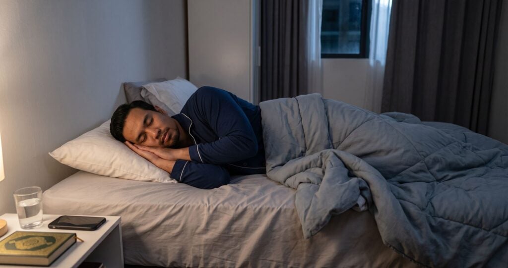 berwuduk sebelum tidur 