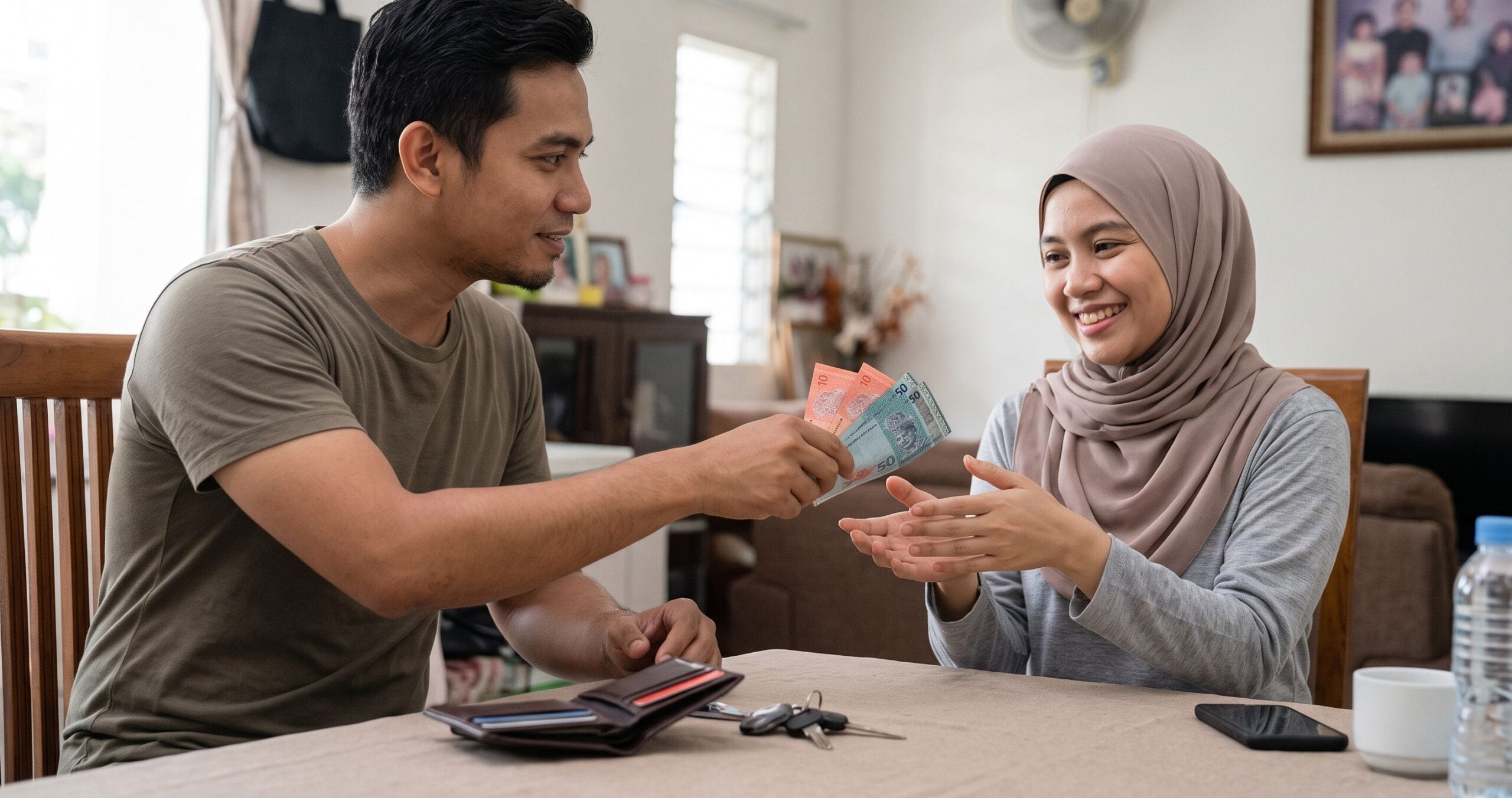 Suami Guna Duit Pemberian Ibu Bapa Untuk Nafkah Isteri, Boleh Ke? Fahami Hukum & Tanggungjawab Selepas Nikah